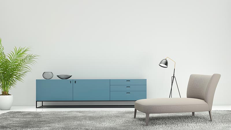 Renovering af stuen – professionelt malerarbejde udført af DANMAG