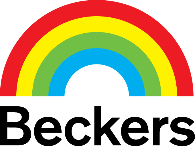 Beckers regnbue logo